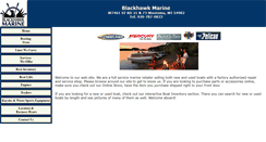 Desktop Screenshot of blackhawkmarine.net