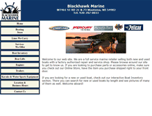Tablet Screenshot of blackhawkmarine.net